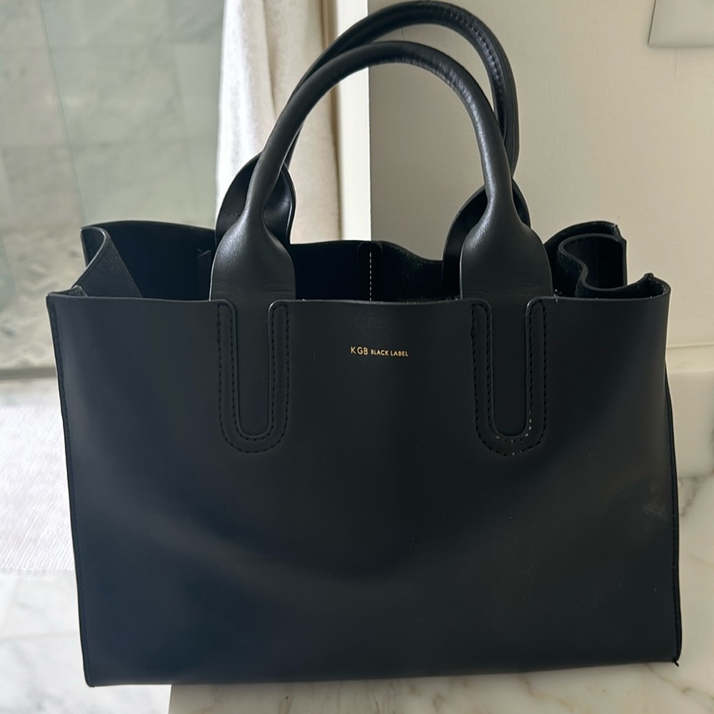 KGB black label purse